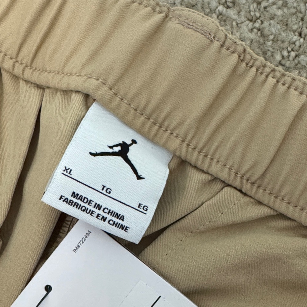 Jordan Men's Tan Performance Chinos with Jumpman Logo - Picture 3 of 5